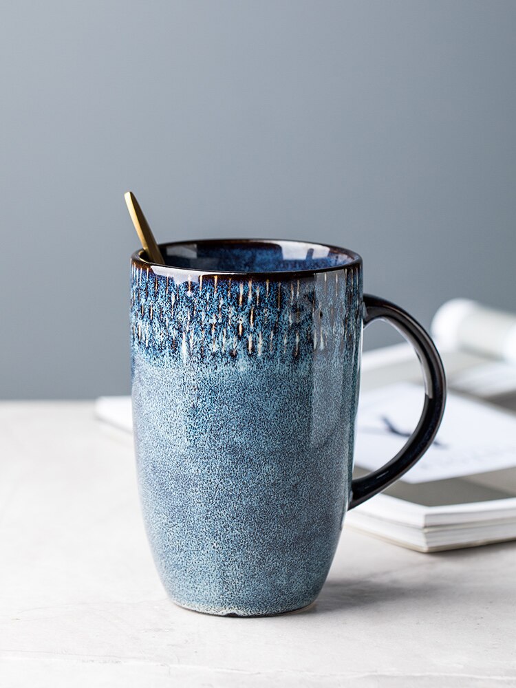 Tall Stoneware Mug for your morning Coffee - nelaceramics